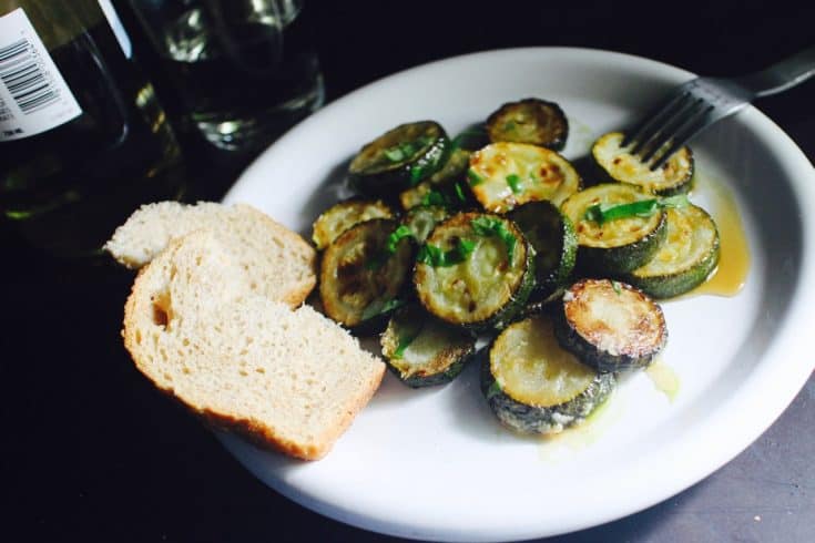 グリルズッキーニのマリネ